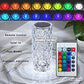 Crystal Diamond Touch Lamp | 16 Color LED Table Lamp with Remote
