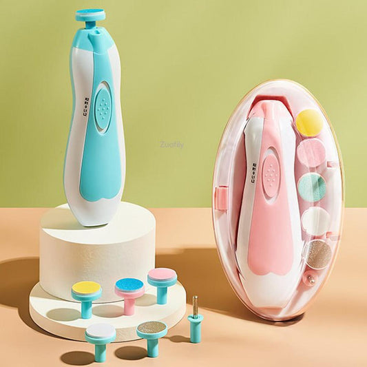 6 in 1 Electric Baby Nail Trimmer & File Set - (Free Delivery)