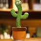 Dancing Cactus Plush Toy | Singing & Moving Interactive Toy for Kids